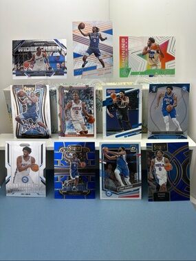 76ers Embiid and Maxey lot of 11